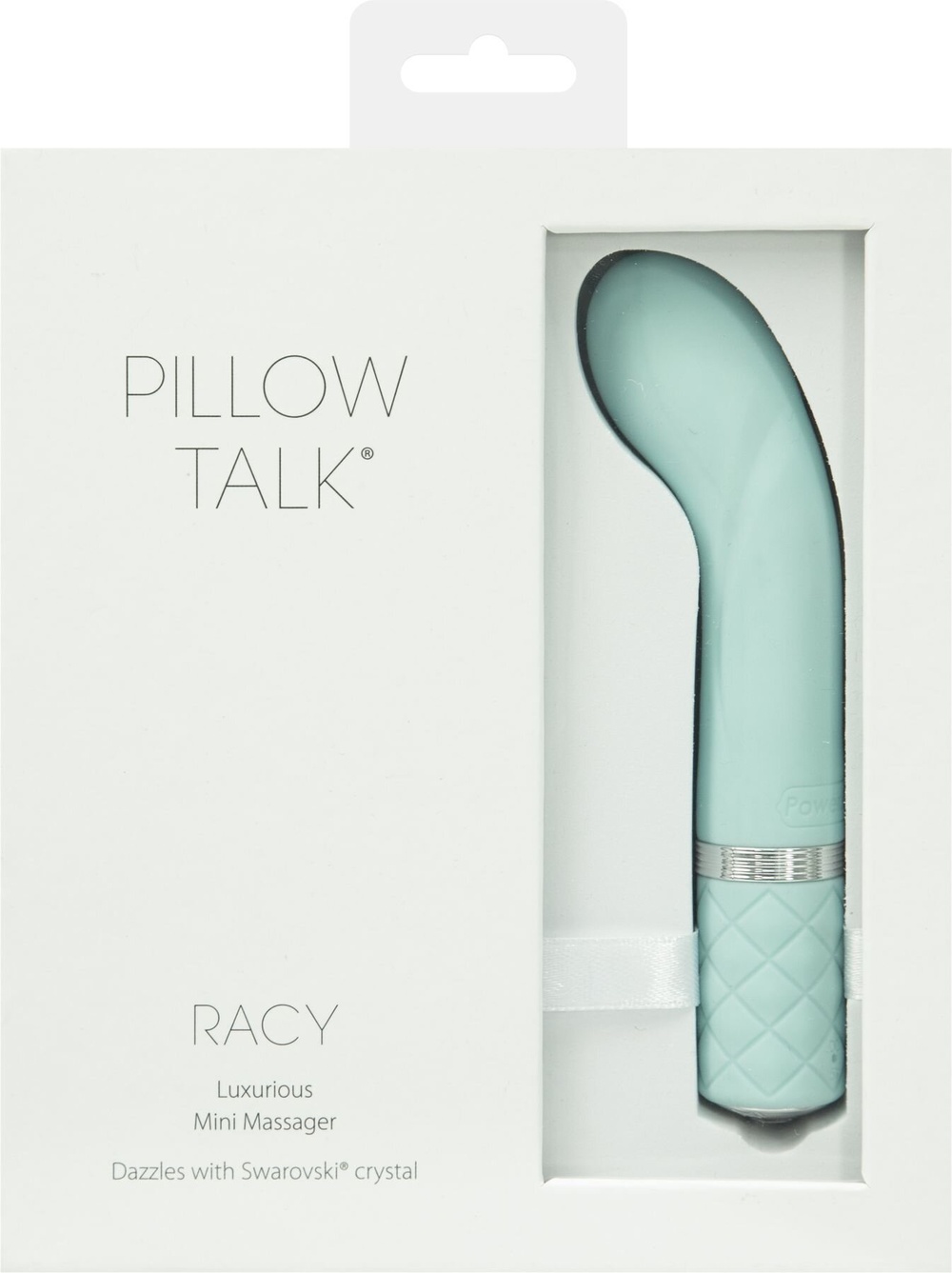 Розкішний вібратор Pillow Talk — Racy Teal з кристалом Сваровські для точки G, подарункова упаковка фото