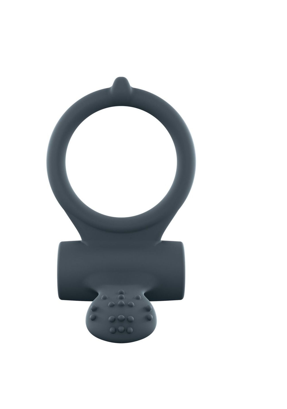 Эрекционное кольцо Dorcel Power Clit Plus с вибрацией, перезаряжаемое, с язычком со щеточкой фото