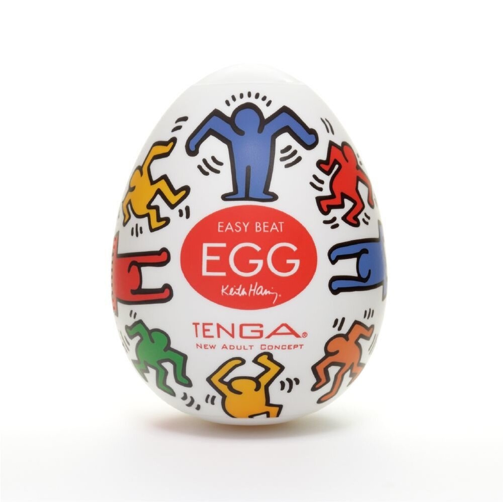 Мастурбатор яйцо Tenga Keith Haring EGG Dance фото