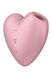 Вакуумний стимулятор-серце з вібрацією Satisfyer Cutie Heart Light Red фото 1