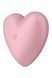 Вакуумний стимулятор-серце з вібрацією Satisfyer Cutie Heart Light Red фото 5