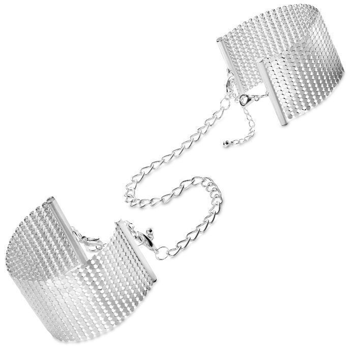 Наручники Bijoux Indiscrets Desir Metallique Handcuffs - Silver, металеві, стильні браслети фото