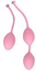 Роскошные вагинальные шарики PILLOW TALK - Frisky Pink с кристаллом Сваровски фото