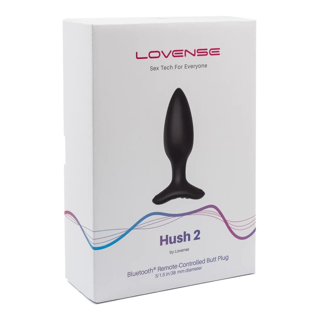 Анальная смарт вибропробка Lovense Hush 2, размер S фото