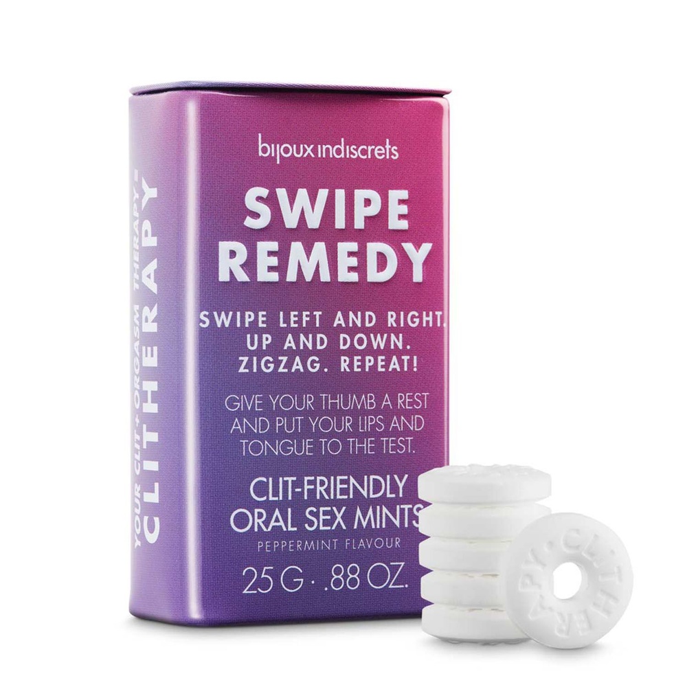 М'ятні цукерки Bijoux Indiscrets Swipe Remedy – clitherapy oral sex mints фото