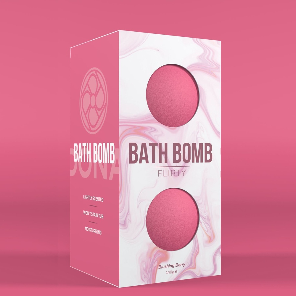 Набор бомбочек для ванны Dona Bath Bomb Flirty Blushing Berry (140 гр) фото