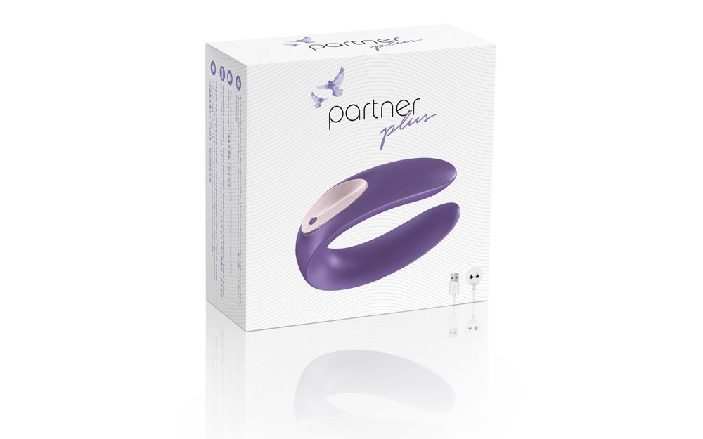 Вибратор для пар Satisfyer Double Plus с двумя моторчиками фото