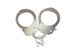 Наручники металлические Adrien Lastic Handcuffs Metallic (полицейские) фото 1