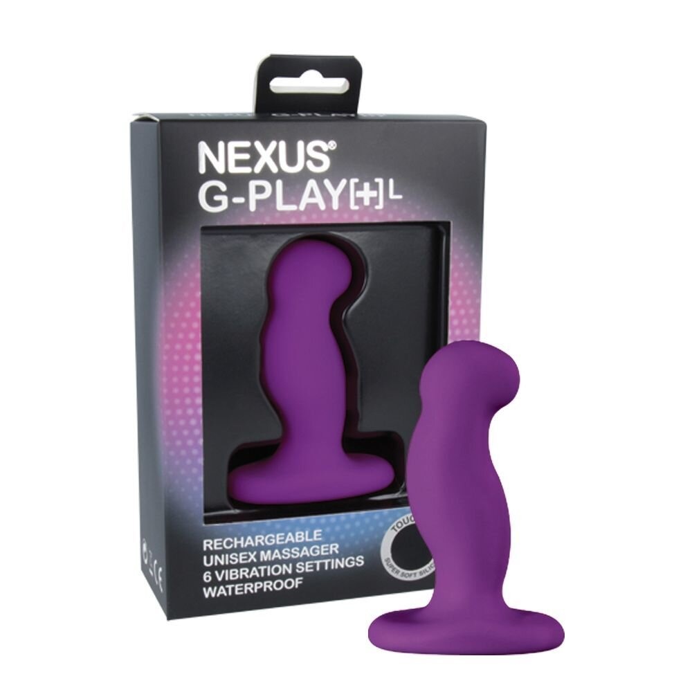 Вібромасажер простати Nexus G-Play Plus L Purple, макс діаметр 3,5 см, перезаряджається фото