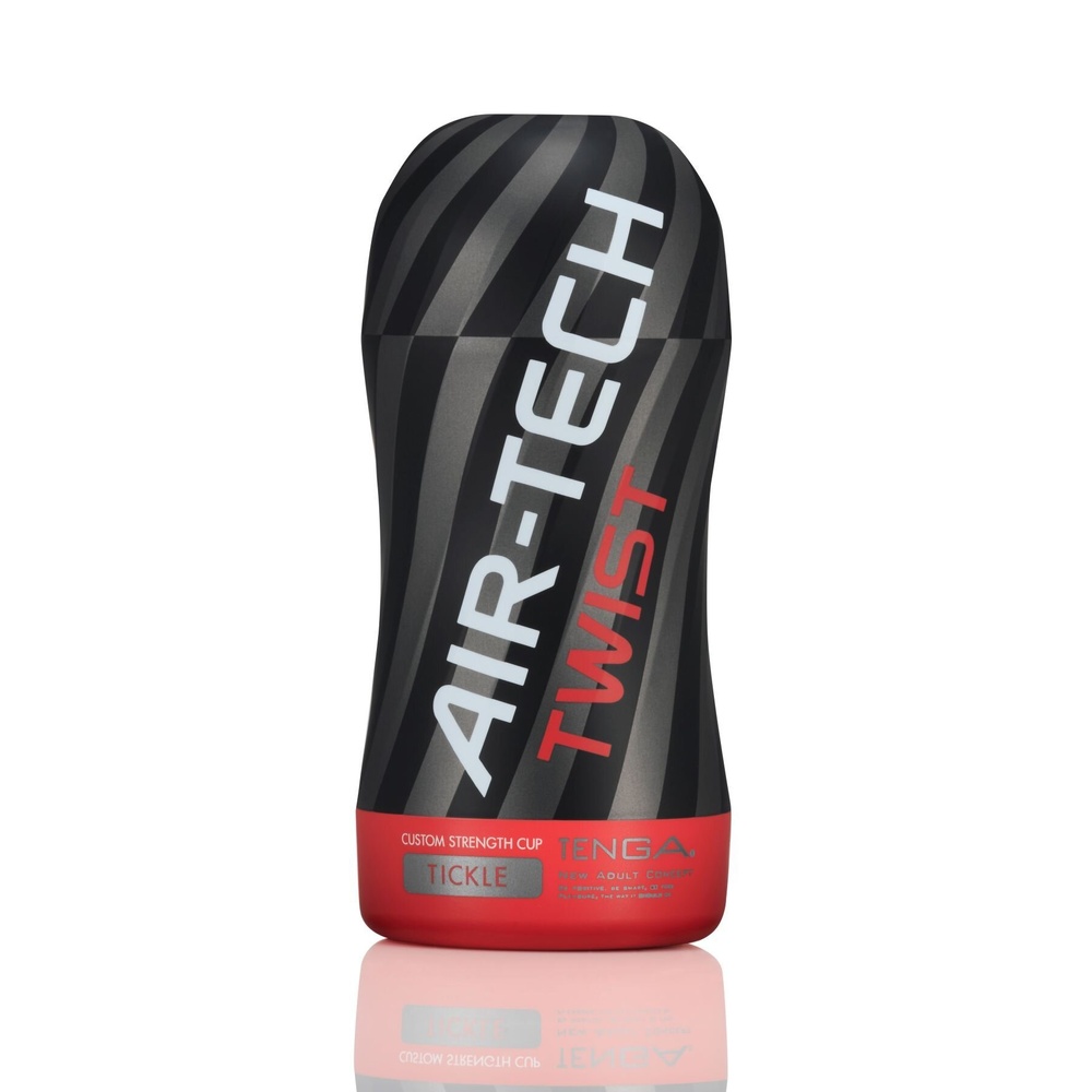 Мастурбатор Tenga Air-Tech TWIST Tickle Red із змінною Тугість обхвату, ефект глибокого мінета фото