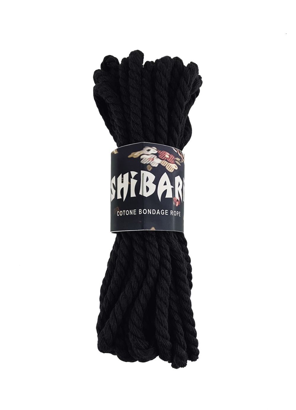 Хлопковая веревка для Шибари Feral Feelings Shibari Rope, 8 м черная фото