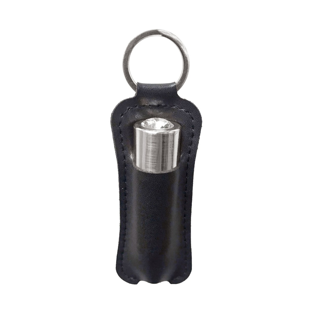 Віброкуля PowerBullet - First-Class Bullet 2.5" with Key Chain Pouch, Silver фото