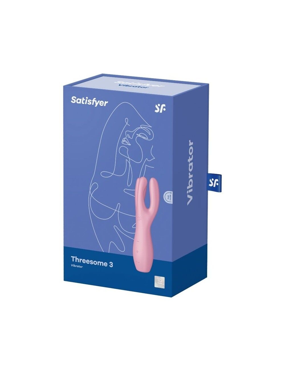 Кліторальний вібратор Satisfyer Threesome 3 Pink із трьома пальчиками фото