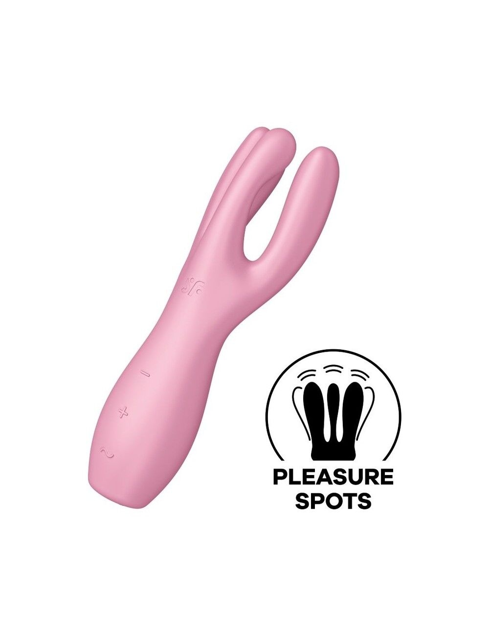 Клиторальный вибратор Satisfyer Threesome 3 Pink с тремя пальчиками фото