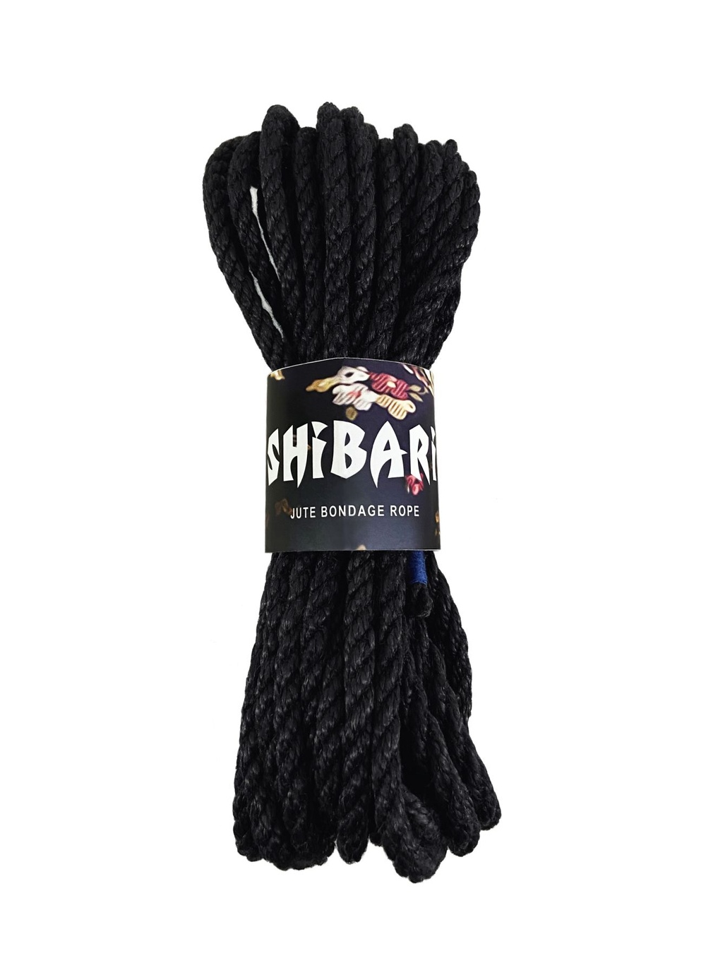 Джутова мотузка для шібарі Feral Feelings Shibari Rope, 8 м чорна фото