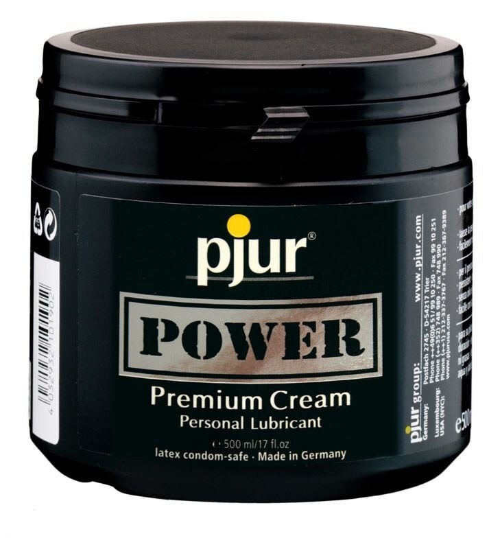 Густая смазка для фистинга и анального секса pjur POWER Premium Cream 500 мл на гибридной основе фото