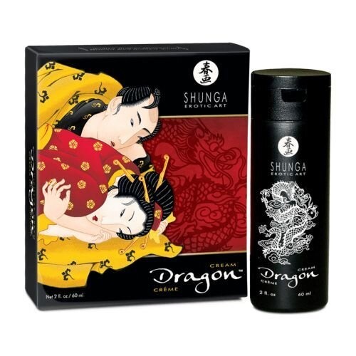 Стимулюючий крем для пар Shunga SHUNGA Dragon Cream (60 мл), ефект тепло-холод і поколювання фото