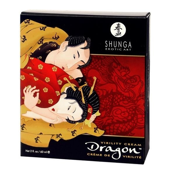 Стимулюючий крем для пар Shunga SHUNGA Dragon Cream (60 мл), ефект тепло-холод і поколювання фото