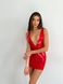 Лакированное платье с сексуальным декольте «Лучезарная Эмилия» D&A, XL, красное фото 3