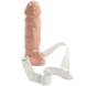 Фаллопротез Doc Johnson Strappy Penis-Hard On Cock 7 inch, внеш. диам. 4,7см, внутр. диам. 3,9см фото 1