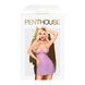 Мини-платье с кружевным лифом и стрингами Penthouse - Bedtime Story Purple M/L фото 3