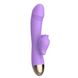 Вибратор-кролик с подогревом и шаловливым язычком для клитора Leten Wonderful Purple фото 1