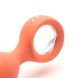 Анальная вибропробка KisToy Orville Orange, диаметр 30мм фото 5
