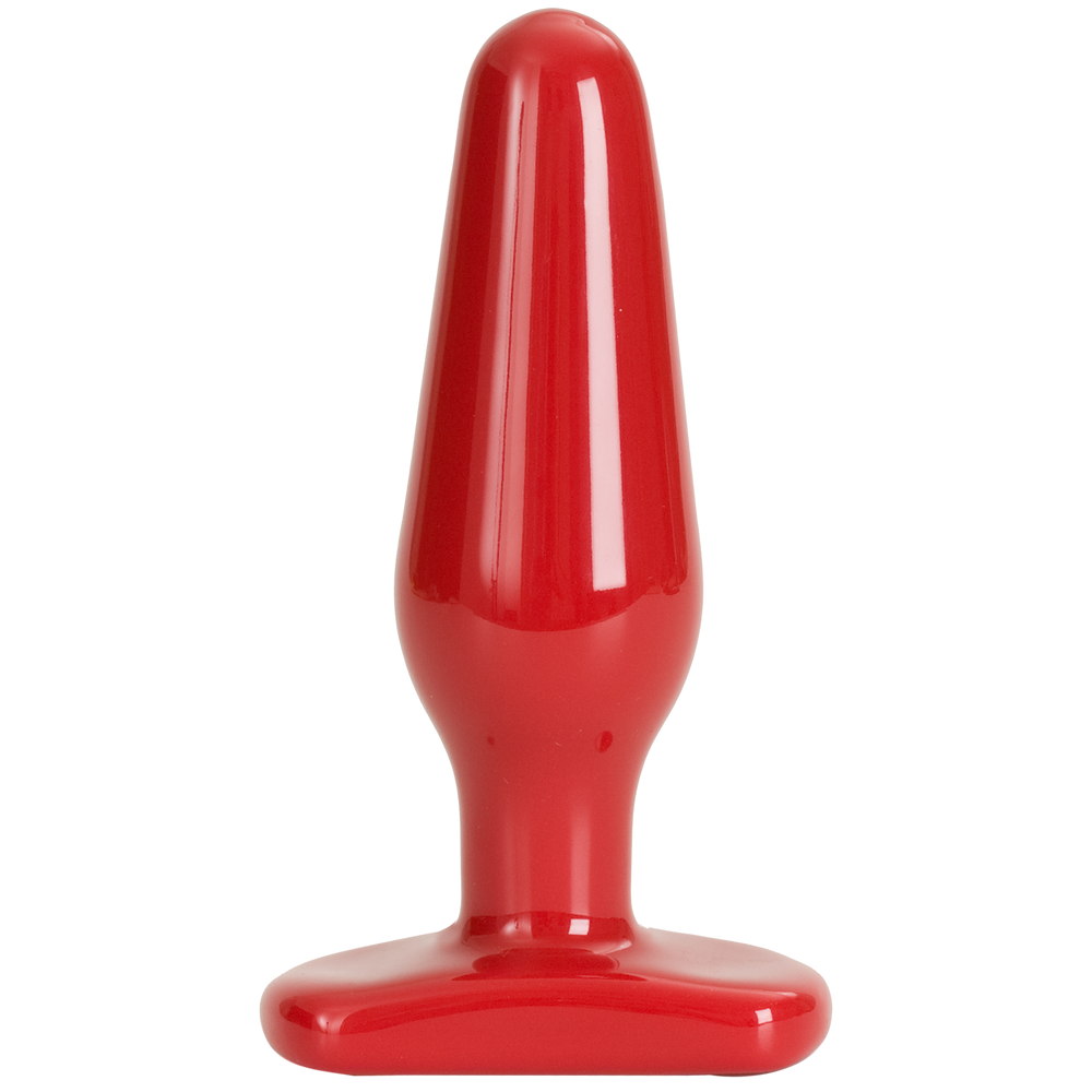 Анальна пробка Doc Johnson Red Boy — Medium 5.5 Inch, макс. діаметр 4 см фото