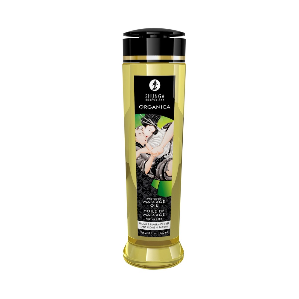 Органическое массажное масло Shunga ORGANICA - Natural (240 мл) с витамином Е фото