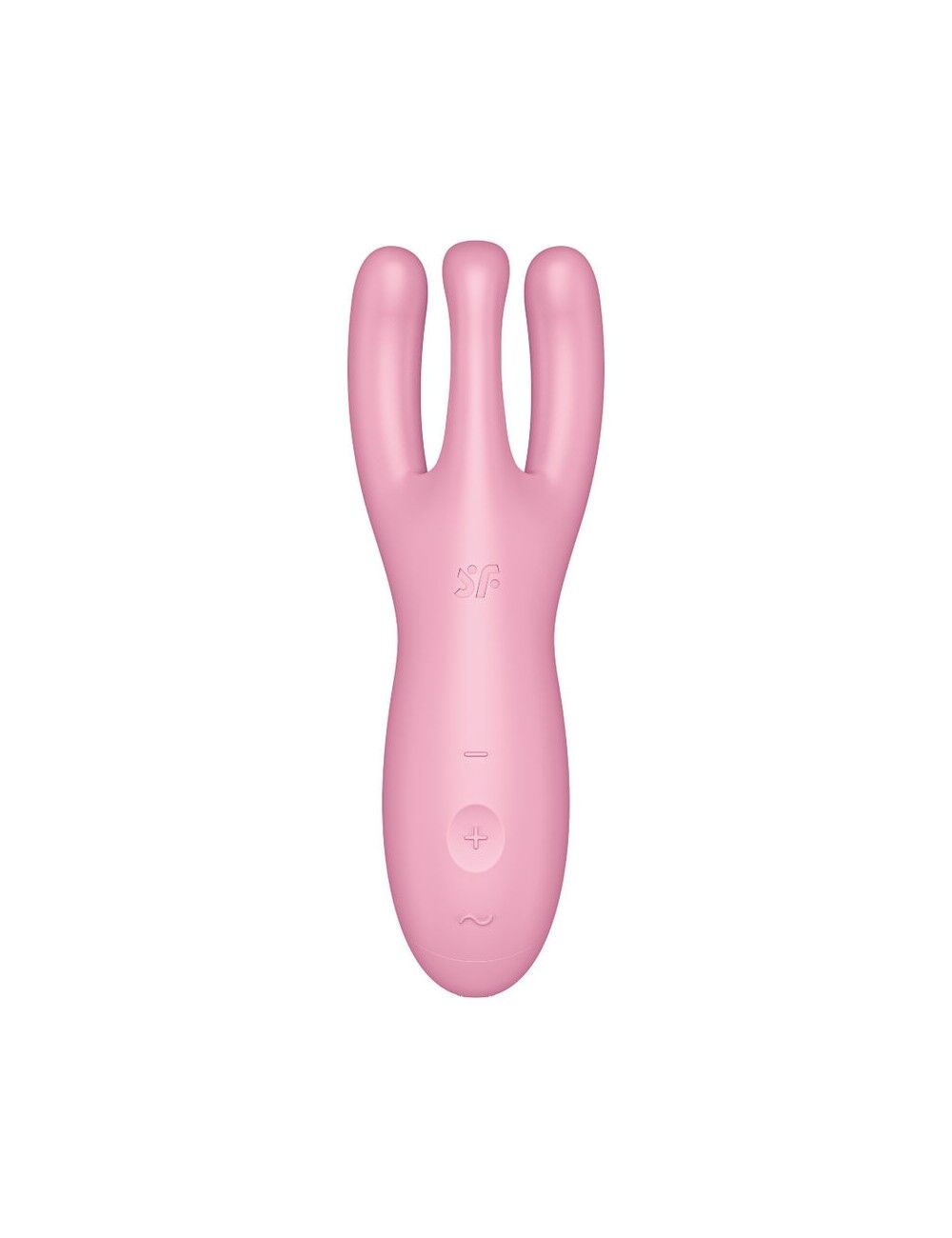 Кліторальний смарт вібратор Satisfyer Threesome 4 Pink із трьома пальчиками фото