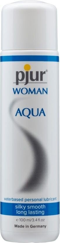 Лубрикант на водной основе pjur Woman Aqua 100 мл для интенсивного скольжения, увлажнение и уход фото