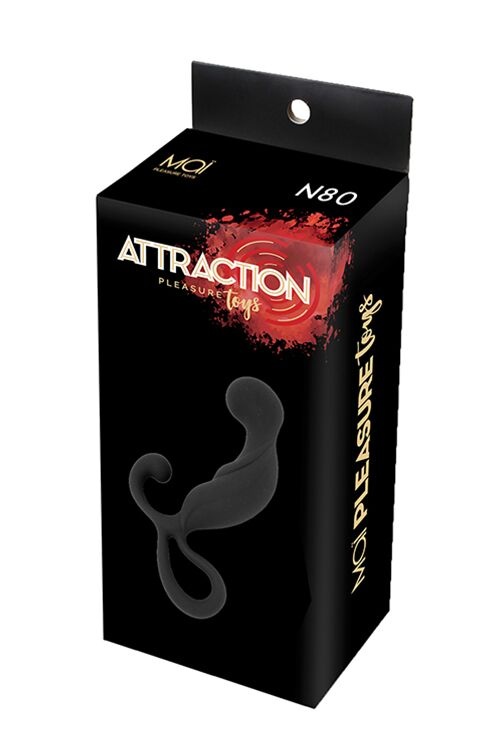 Масажери простати MAI Attraction Toys №80 Black, довжина 13.4см, діаметр 3.2см фото