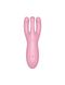 Кліторальний смарт вібратор Satisfyer Threesome 4 Pink із трьома пальчиками фото 2
