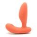 Вібропробка і масажер простати 2-в-1 KisToy Gordon Orange з пультом дистанційного керування, гнучка ніжка фото 1