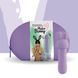 Міні-вібратор FeelzToys Mister Bunny Purple з двома насадками фото 1