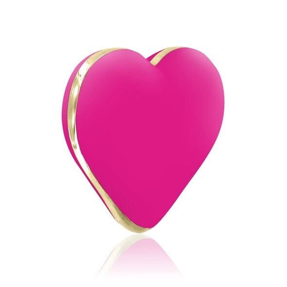 Вібратор-сердечко Rianne S: Heart Vibe Rose, 10 режимів роботи, медичний силікон фото