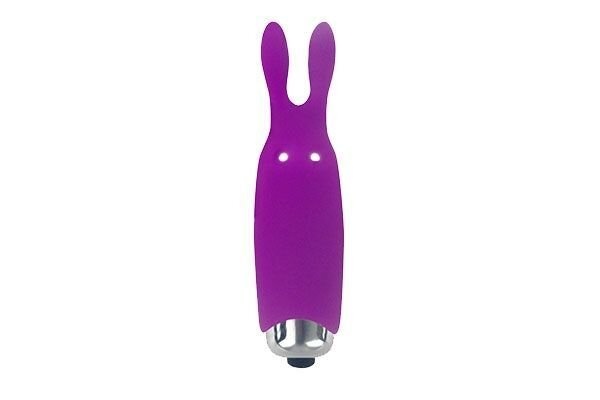 Вібропуля Adrien Lastic Pocket Vibe Rabbit Purple зі стимулюючими вушками фото