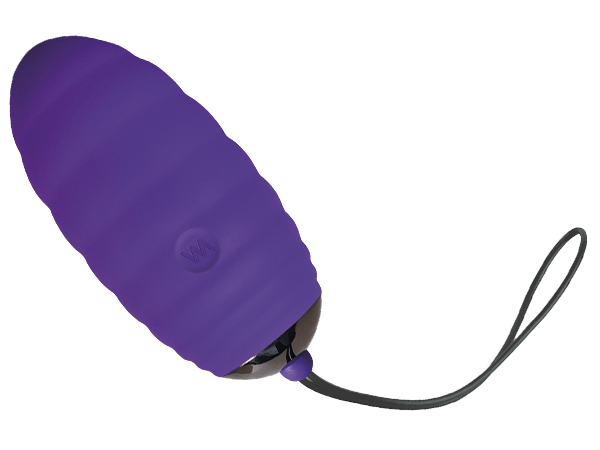 Виброяйцо Adrien Lastic Ocean Breeze Purple з пультом дистанційного керування, 10 режимів роботи фото