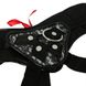 Труси для страпона Sportsheets — SizePlus Grey & Black Lace Corsette, широкий пояс, бант, мереживо фото 3