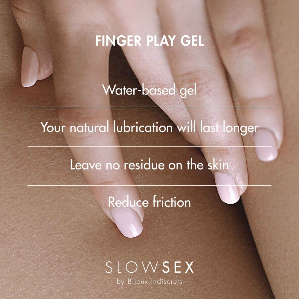 Гель-змазка для мастурбації Bijoux Indiscrets SLOW SEX - Finger play gel фото