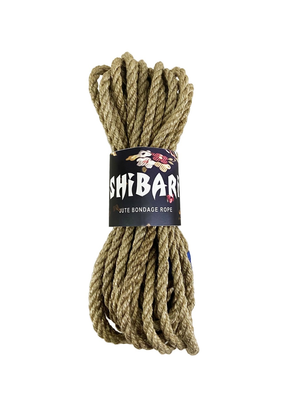 Джутова мотузка для шібарі Feral Feelings Shibari Rope, 8 м сіра фото