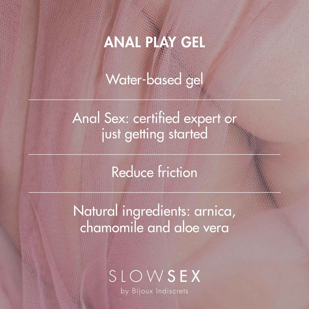 Анальний гель-змазка Bijoux Indiscrets Slow Sex Anal play gel фото