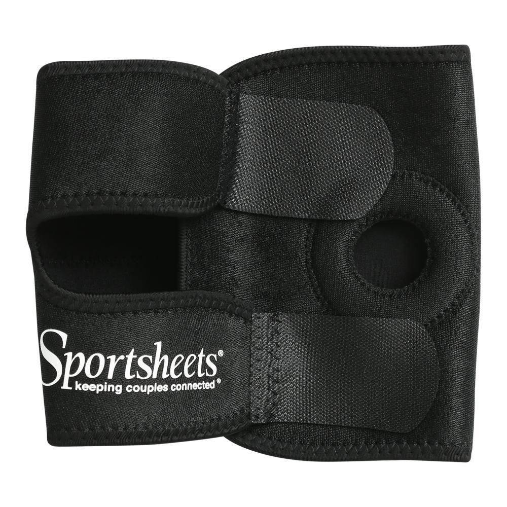 Ремень на бедро для страпона Sportsheets Thigh Strap-On, на липучке, можно на подушку, объем 55см фото