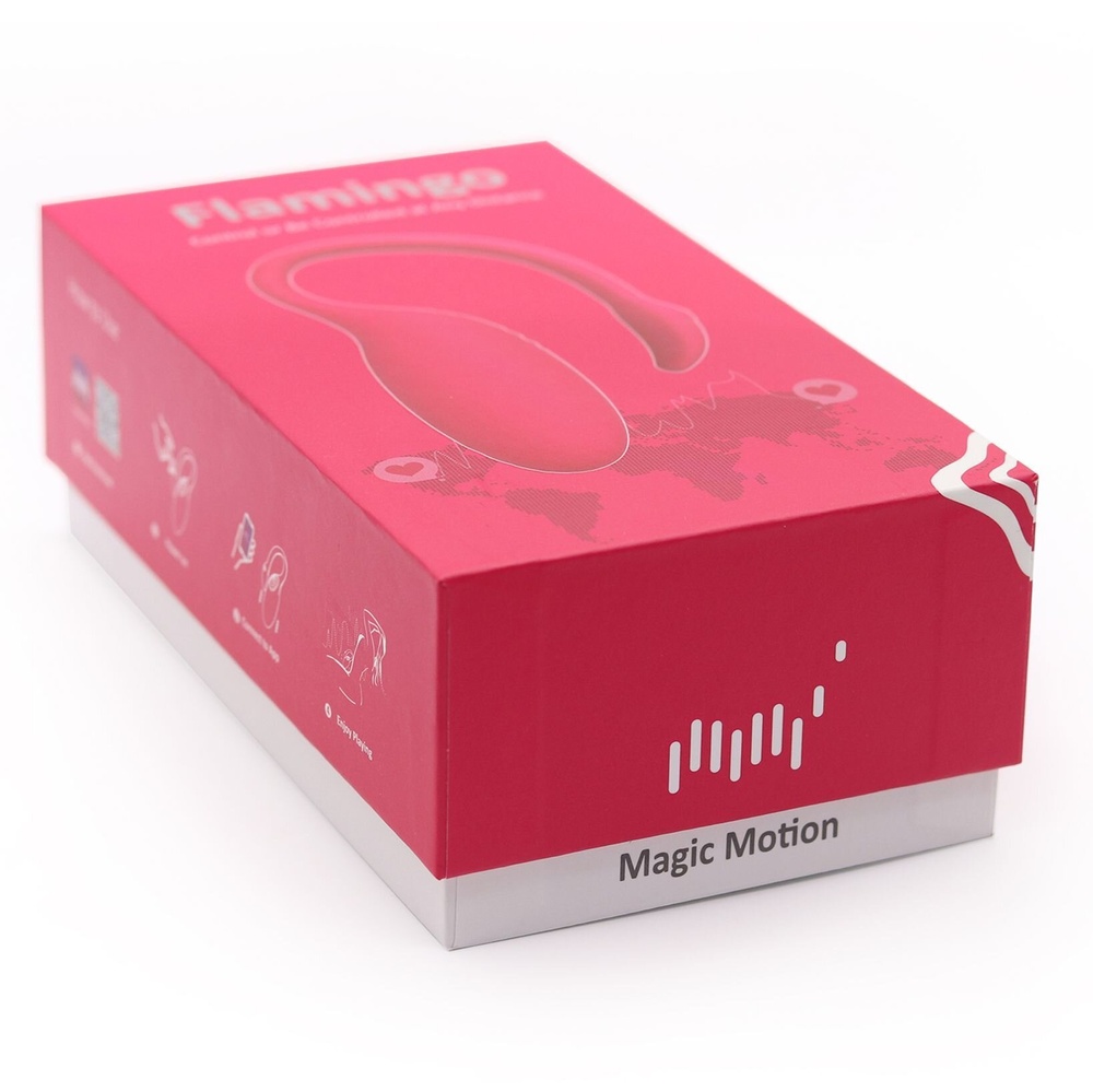 Смарт-виброяйцо Magic Motion Flamingo со стимулятором клитора, 3 вида упражнений Кегеля фото