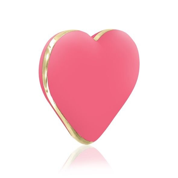 Вібратор-сердечко Rianne S: Heart Vibe Coral, 10 режимів роботи, медичний силікон фото
