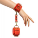 Преміум наручники LOVECRAFT червоні, натуральна шкіра, в подарунковій упаковці фото 3
