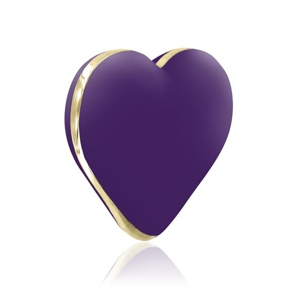 Вібратор-сердечко Rianne S: Heart Vibe Purple, 10 режимів роботи, медичний силікон фото