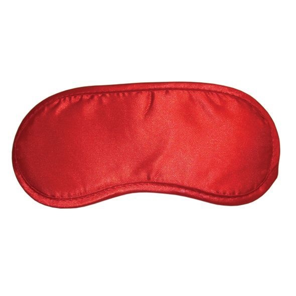 Маска на глаза Sex And Mischief - Satin Red Blindfold, тканевая, красная фото