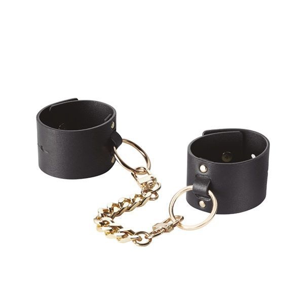Наручники Bijoux Indiscrets MAZE - Wide Cuffs Black фото