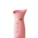 Вібратор з підігрівом та вакуумною стимуляцією клітора Zalo - ROSE Vibrator Strawberry Pink фото 2